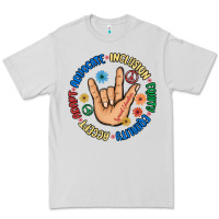 Dove Grey advocate inclusion equity equality accept adapt Premium Tee - MaliasSmallBusiness