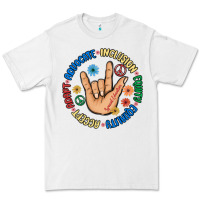 White advocate inclusion equity equality accept adapt Premium Tee - MaliasSmallBusiness
