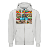 Dove Grey He is risen tumbler Easter Day Zipper Hoodie - HowdyJamesFarm