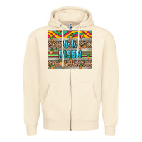 Sandshell He is risen tumbler Easter Day Zipper Hoodie - HowdyJamesFarm