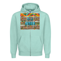 Seafoam He is risen tumbler Easter Day Zipper Hoodie - HowdyJamesFarm