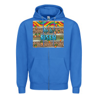 True Royal He is risen tumbler Easter Day Zipper Hoodie - HowdyJamesFarm
