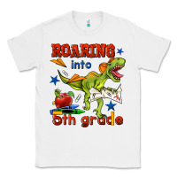 White roaring into 5th grade Classic Tee - BundleAndBundleShop