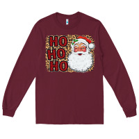 Burgundy Ho Ho Ho Santa Long Sleeve Tee - Bettercallsaul