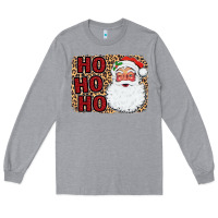Heather Grey Ho Ho Ho Santa Long Sleeve Tee - Bettercallsaul