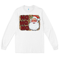 White Ho Ho Ho Santa Long Sleeve Tee - Bettercallsaul