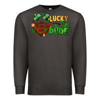 Smoke lucky dude saint patricks bearded man Premium Sweatshirt - FaDigitalArtStudio