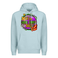 Blue Mist let the good times roll olivia Premium Hoodie - OliviaCreatesArt
