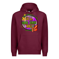 Burgundy let the good times roll olivia Premium Hoodie - OliviaCreatesArt