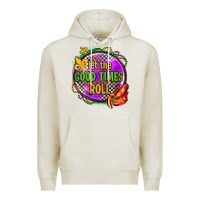 Oatmeal Heather let the good times roll olivia Premium Hoodie - OliviaCreatesArt