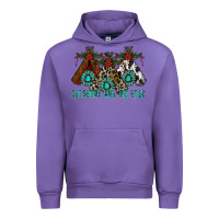 Tulip Christmas With Tribe Urban Hoodie - CowhideDigitalArt