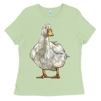Matcha american pekin duck Ladies Tee - LillyAllenDesigns