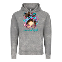Messy Bun Cosmetologist Bbs Vintage Hoodie | Teevron