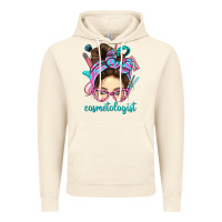 Vintage Artic Messy Bun Cosmetologist Bbs Vintage Hoodie - BundleAndBundleShop