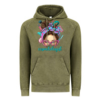 Vintage Olive Messy Bun Cosmetologist Bbs Vintage Hoodie - BundleAndBundleShop