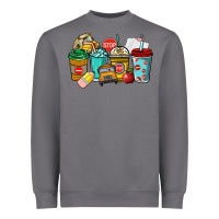 Storm school bus driver coffee cups Heavyweight Sweatshirt - NancyCooperArtShop