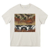 Cream cowhide leopard camouflage Heavy Core Tee - Jasminsmagicworld