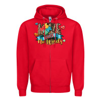 Red Love needs no words Zipper Hoodie - CowGirlArtShop