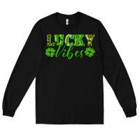 Black lucky vibes Long Sleeve Tee - RanaPortraitStore