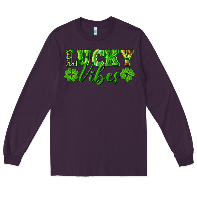 Lucky Vibes Long Sleeve Tee by RanaPortraitStore | Teevron
