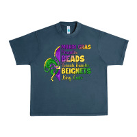 Midnight Navy mardi gras parades beads french quarter beignets k Urban Heavy Tee - LillyAllenDesigns