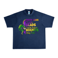 Navy mardi gras parades beads french quarter beignets k Urban Heavy Tee - LillyAllenDesigns