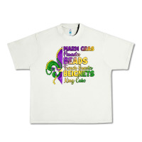 Pistachio mardi gras parades beads french quarter beignets k Urban Heavy Tee - LillyAllenDesigns