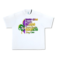 White mardi gras parades beads french quarter beignets k Urban Heavy Tee - LillyAllenDesigns