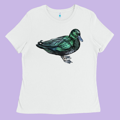 East İndie Duck Ladies Tee Designed By Lillyallendesigns