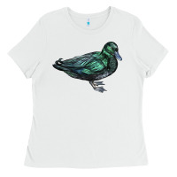 White East İndie Duck Ladies Tee - LillyAllenDesigns