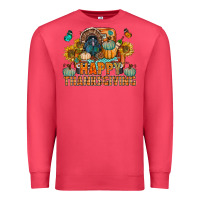 Cardinal happy thanksgiving with truck bbs Premium Sweatshirt - BundleAndBundleShop