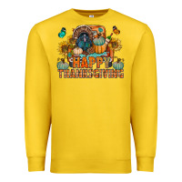 Lemon happy thanksgiving with truck bbs Premium Sweatshirt - BundleAndBundleShop