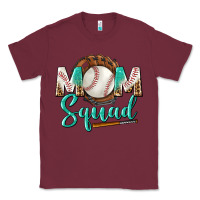 Burgundy mom squad Classic Tee - BundleAndBundleShop