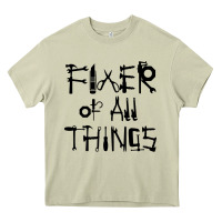 Mossy Fixer Of All Things Heavy Core Tee - LillyAllenDesigns