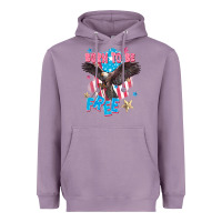 Lavender Born to be free Heavyweight Hoodie - FaDigitalArtStudio
