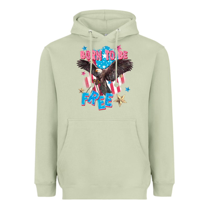 Born To Be Free Heavyweight Hoodie by FaDigitalArtStudio | Teevron