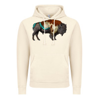 Vintage Artic gemstone bison Vintage Hoodie - RanaPortraitStore