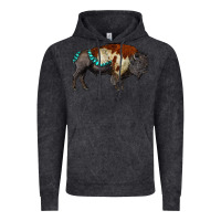 Vintage Black gemstone bison Vintage Hoodie - RanaPortraitStore