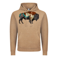 Vintage Coffee gemstone bison Vintage Hoodie - RanaPortraitStore