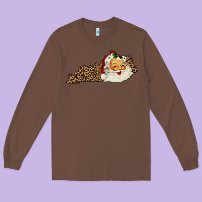 Kentucky Santa Long Sleeve Tee Designed By Bettercallsaul