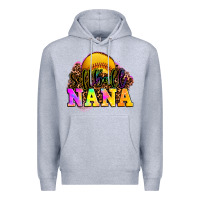 Heather Grey softball nana Premium Hoodie - OliviaCreatesArt