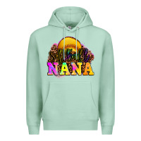Seafoam softball nana Premium Hoodie - OliviaCreatesArt