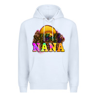 White softball nana Premium Hoodie - OliviaCreatesArt