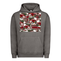 Pigment Tornado vintage christmas car pattern Urban Hoodie - CowhideDigitalArt