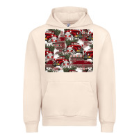 Sandshell vintage christmas car pattern Urban Hoodie - CowhideDigitalArt