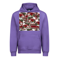 Tulip vintage christmas car pattern Urban Hoodie - CowhideDigitalArt