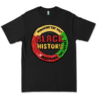 Black honoring the past inspiring future Premium Tee - MaliasSmallBusiness
