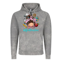Best Teacher Messy Bun Bbs Vintage Hoodie | Teevron