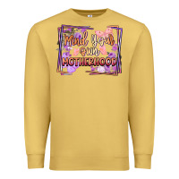 Antique Gold mind your motherhood Premium Sweatshirt - FaDigitalArtStudio