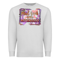 Dove Grey mind your motherhood Premium Sweatshirt - FaDigitalArtStudio